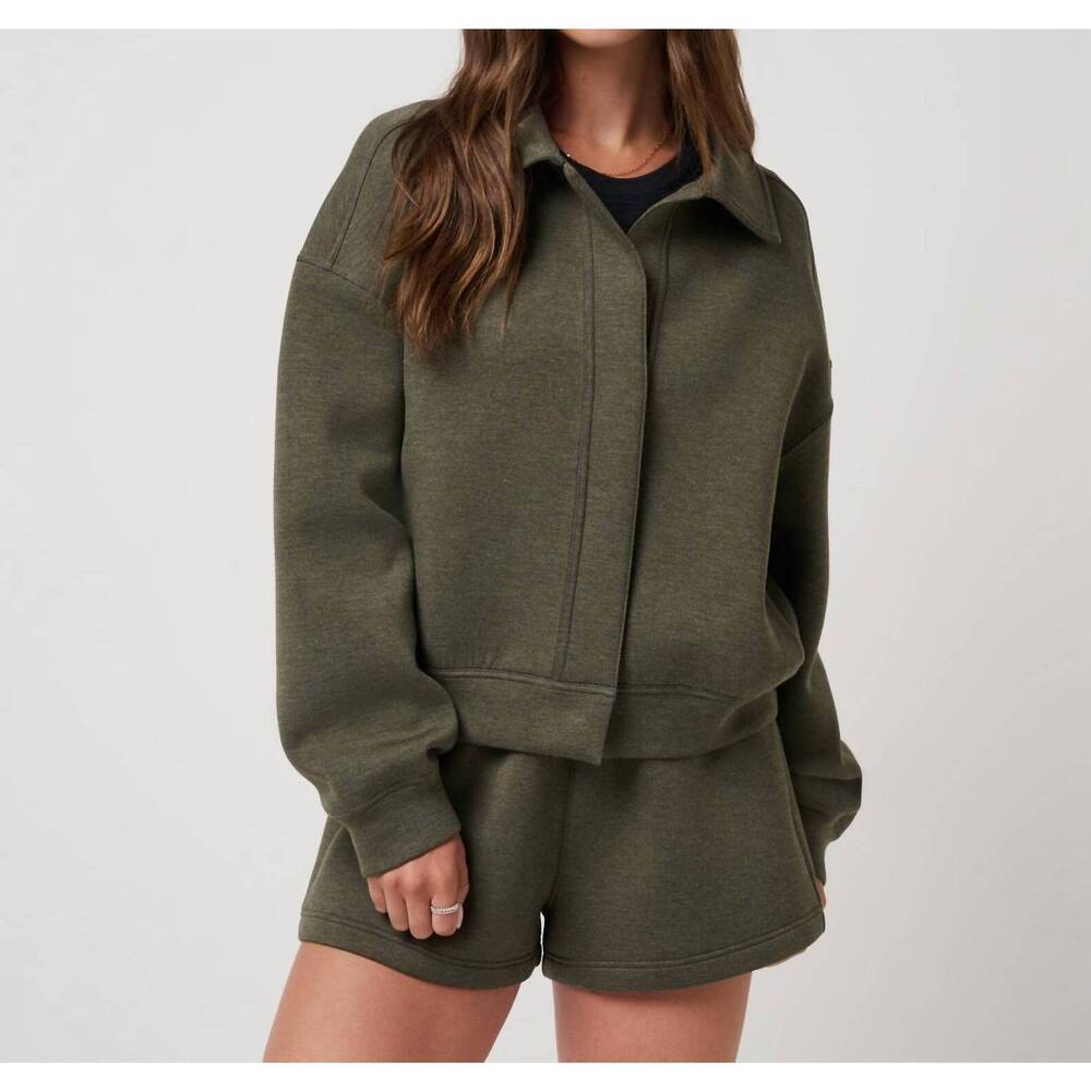 NEW TRAVISMATHEW cloudscape button down jacket in… - image 1